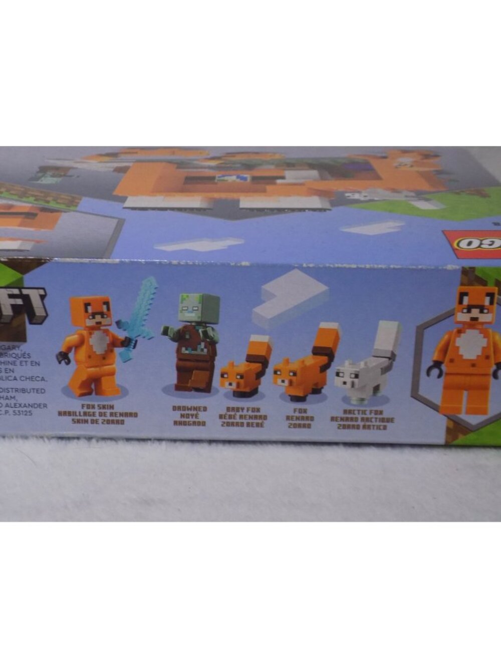 LEGO Minecraft the Fox Lodge House Animals Toy 21178 Building Toy Brand New - Picture 7 of 10